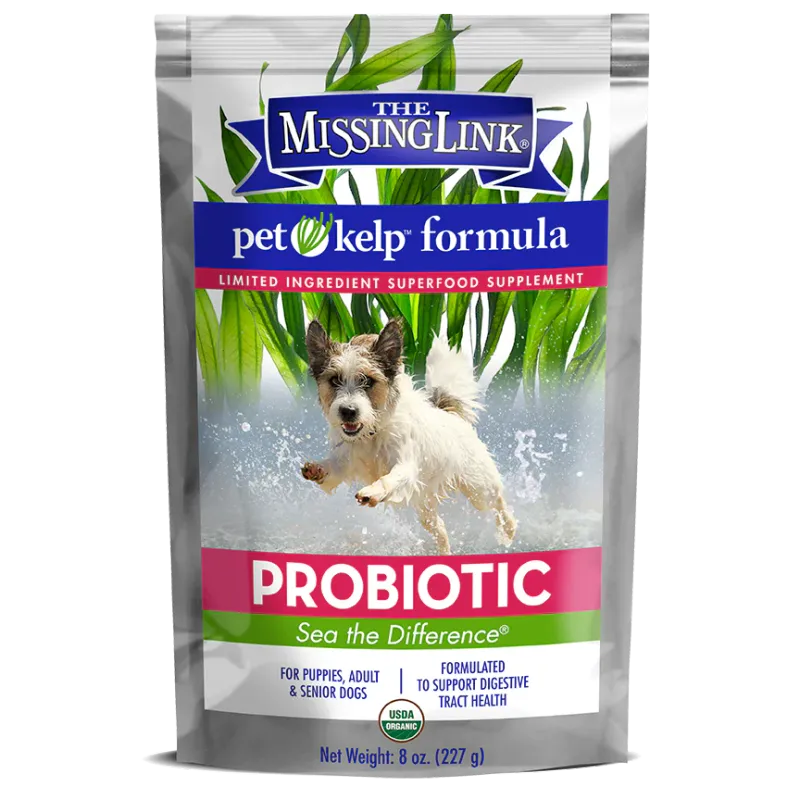 THE MISSING LINK PET KELP PROBIOTIC BLEND LID SUPERFOOD SUPPLEMENT FOR DOGS 8oz