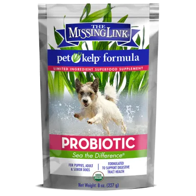 THE MISSING LINK PET KELP PROBIOTIC BLEND LID SUPERFOOD SUPPLEMENT FOR DOGS 8oz