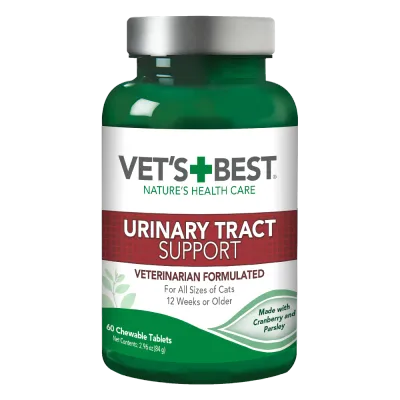 VET&#39;S BEST CAT URINARY TRACT SUPPORT 60 CHEWABLE TABLETS