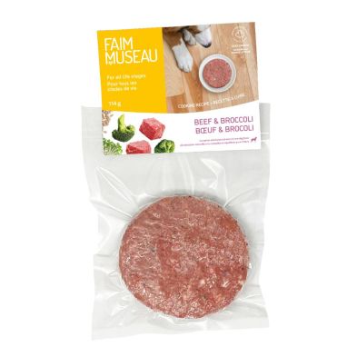 FAIM MUSEAU TRAIL SIZE COOKING RECIPE BEEF &amp; BROCCOLI 1 MEDALLION 114g