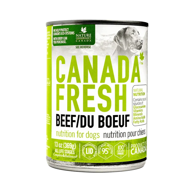 CANADA FRESH DOG BEEF 13oz/369g