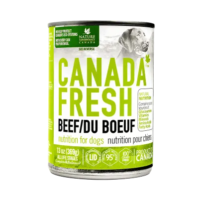 CANADA FRESH DOG BEEF 13oz/369g