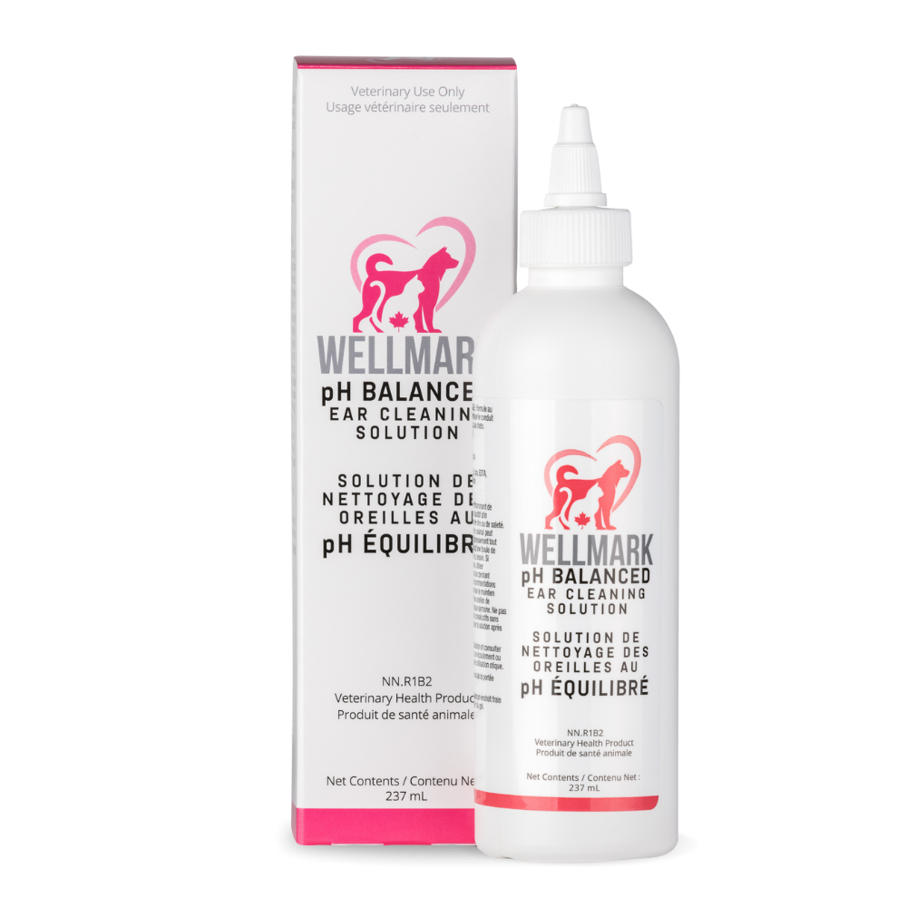 WELLMARK pH BALANCED EAR CLEANING SOLUTION FOR DOGS &amp; CATS 237ml
