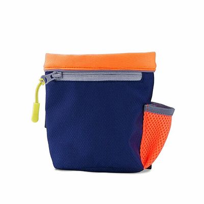 COMPANY OF ANIMALS COACHI TRICKS TRAIN &amp; TREAT BAG NAVY &amp; CORAL
