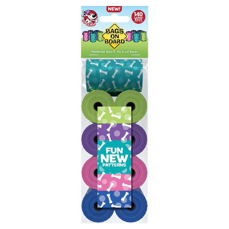 BAGS ON BOARD FASHION PRINT 9&quot;x14&quot; 140ct