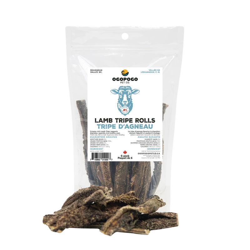 OGOPOGO LAMB TRIPE ROLLS 6pk