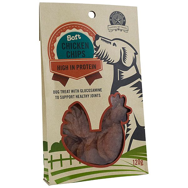 SILVER SPUR SOFT CHICKEN CHIPS 120g