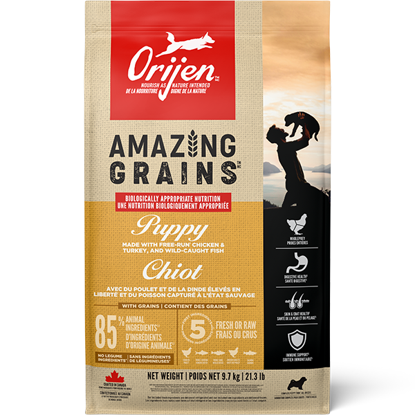 ORIJEN DOG AMAZING GRAINS PUPPY 21.3lb/9.7kg