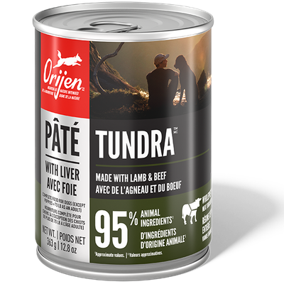 ORIJEN DOG TUNDRA PATE WITH LIVER 12.8oz/363g