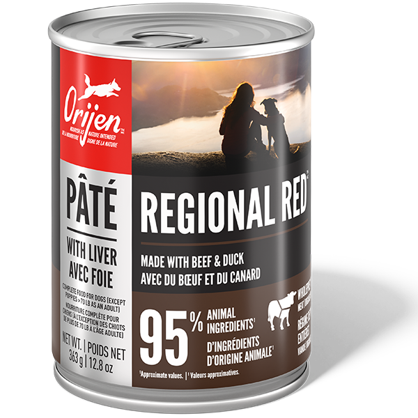 ORIJEN DOG REGIONAL RED PATE WITH LIVER 12.8oz/363g