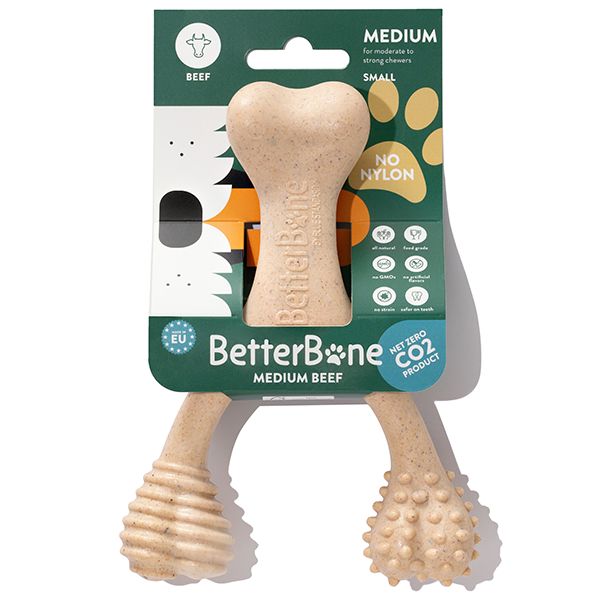 BETTERBONE DOG CHEW MEDIUM NATURAL BEEF SMALL