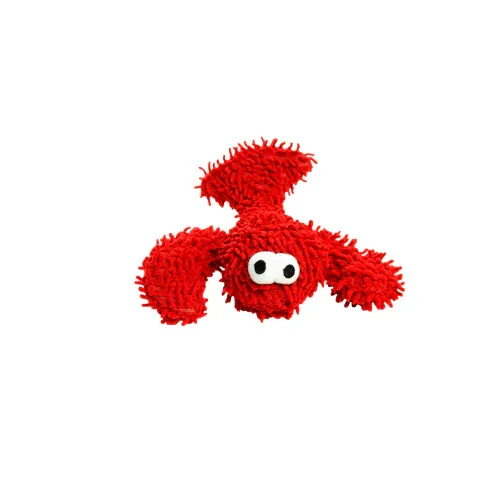 TUFFY TOYS MIGHTY JR MICROFIBER BALL LOBSTER