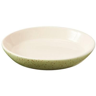 SPOT GOLD SPECKLED GREEN OVAL DISH 6&quot;