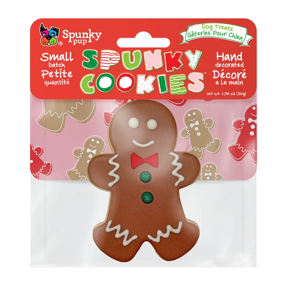 Spunky Pup Spunky Holiday Cookie Gingerbread Man