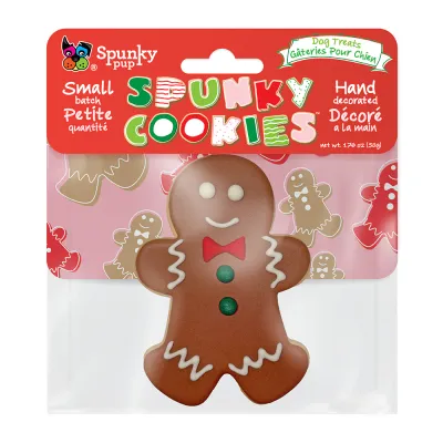 SPUNKY PUP SPUNKY HOLIDAY COOKIE GINGERBREAD MAN