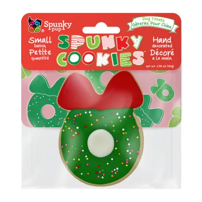 Spunky Pup Spunky Holiday Cookie Wreath