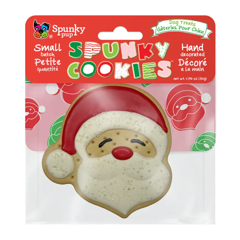 Spunky Pup Spunky Holiday Cookie Santa