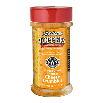 NORTHWEST NATURALS FREEZE DRIED CHEDDAR CHEESE CRUMBLES FUNCTIONAL TOPPER 5oz