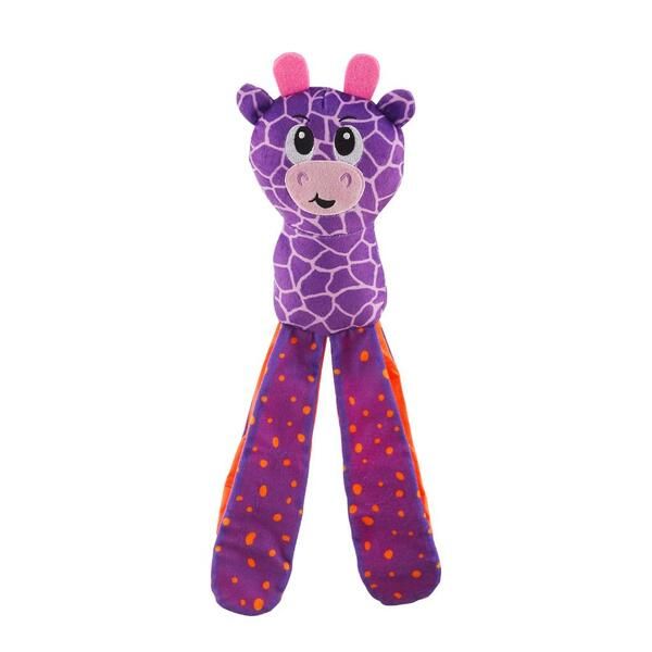 Outward Hound Silly Legz Interactive Plush Puzzle Purple Giraffe