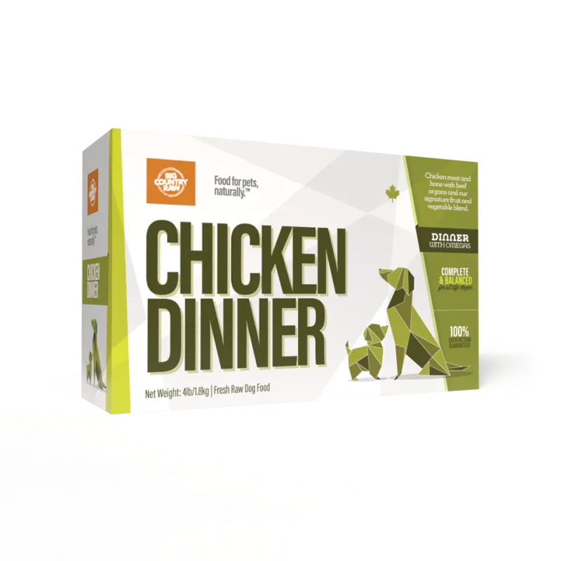 BIG COUNTRY RAW CHICKEN DINNER 4lb/1.8kg