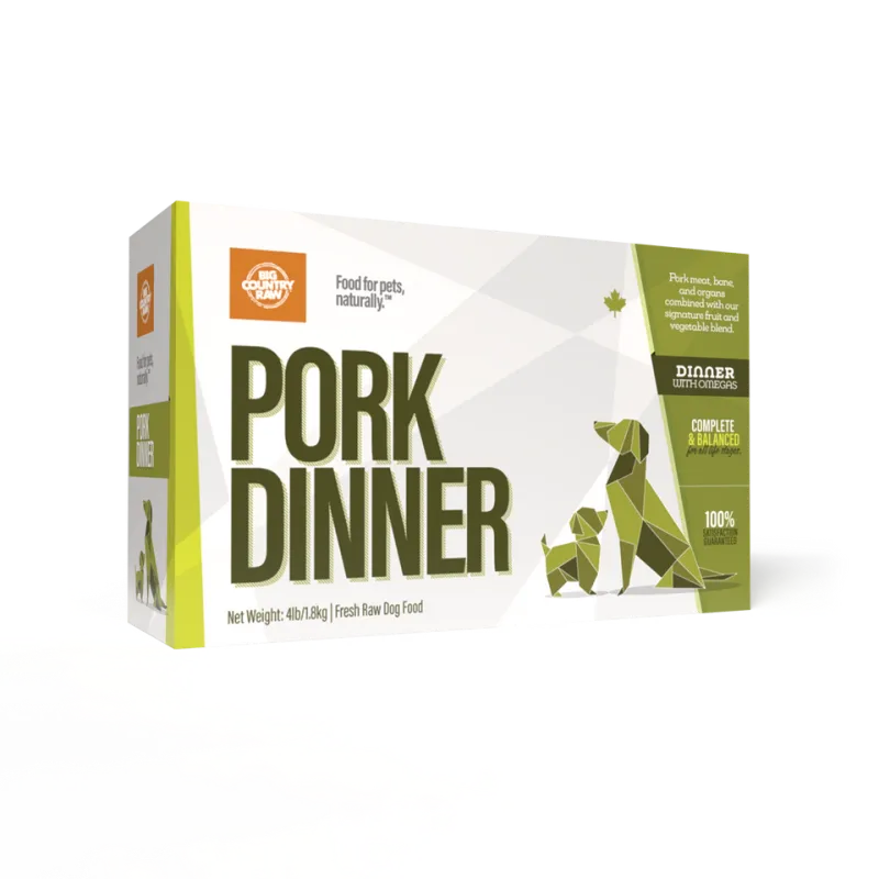 BIG COUNTRY RAW PORK DINNER 4lb/1.8kg