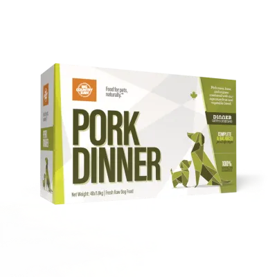 BIG COUNTRY RAW PORK DINNER 4lb/1.8kg