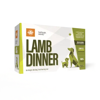 Big Country Raw Lamb Dinner 4Lb/1.8Kg