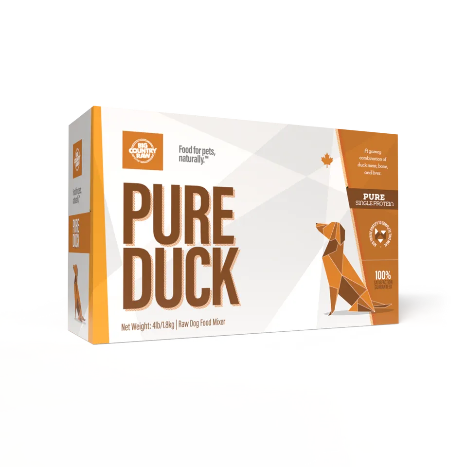 BIG COUNTRY RAW PURE DUCK 4lb/1.8kg