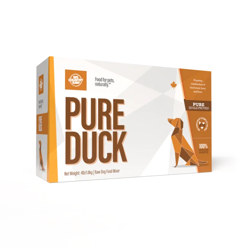 BIG COUNTRY RAW PURE DUCK 4lb/1.8kg