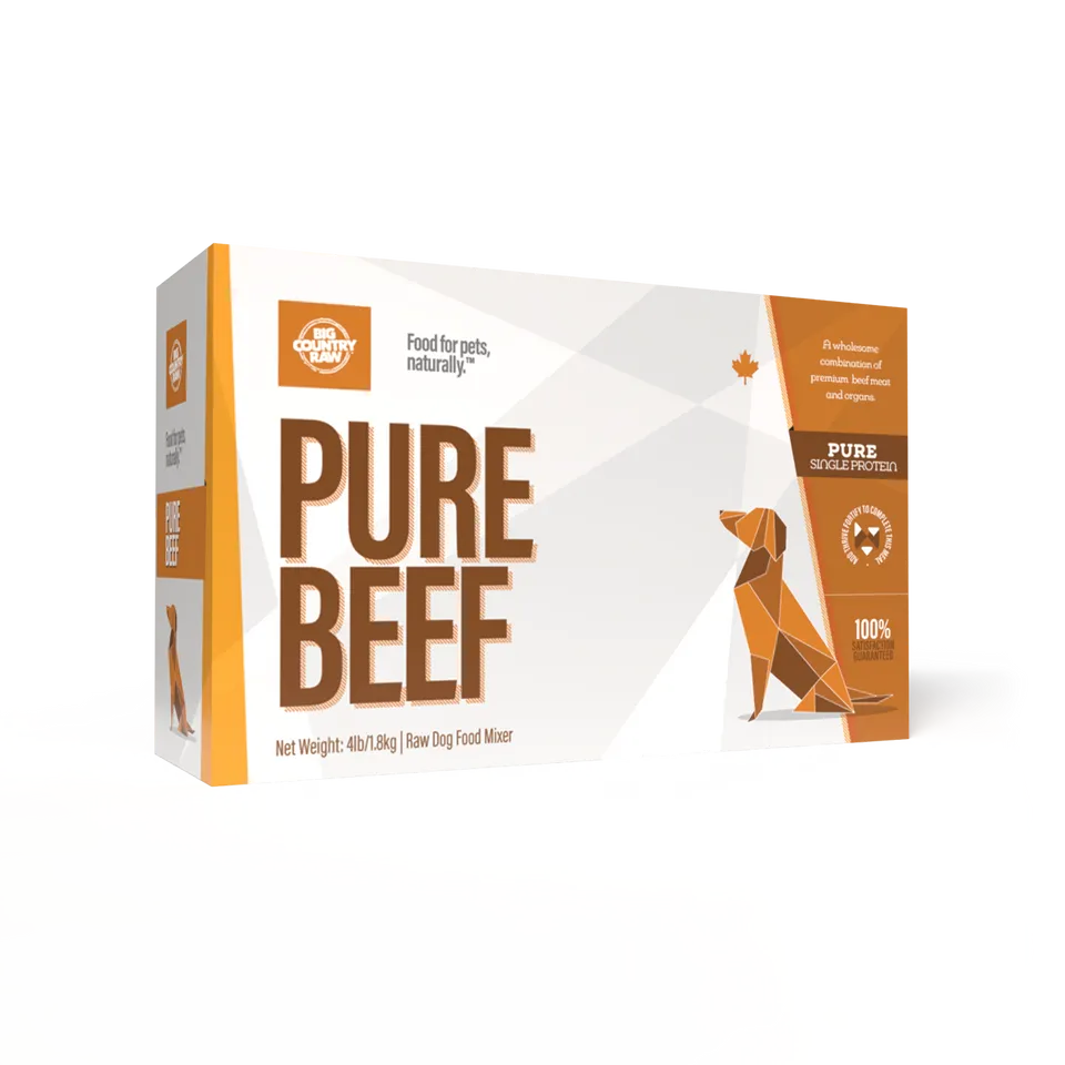 BIG COUNTRY RAW PURE BEEF 4lb/1.8kg