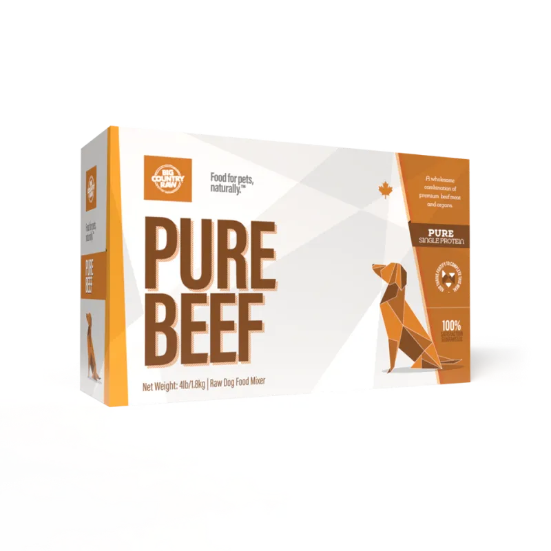 BIG COUNTRY RAW PURE BEEF 4lb/1.8kg