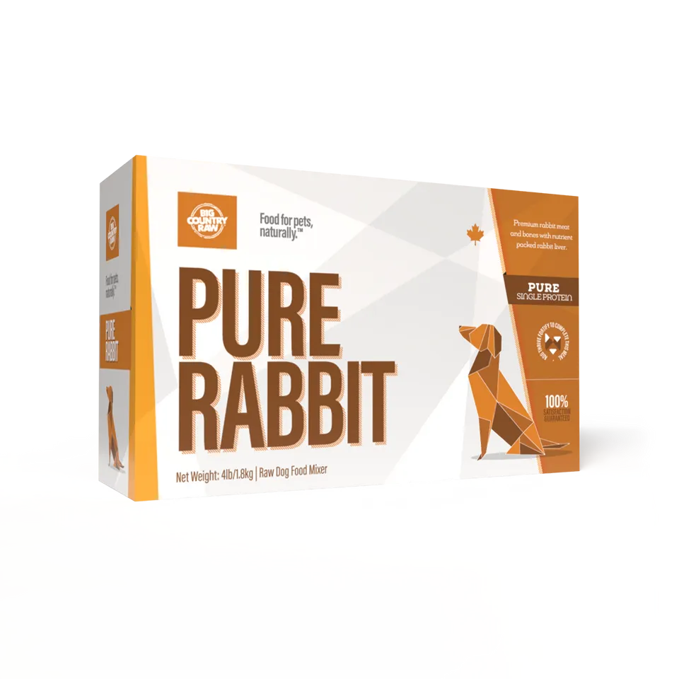 BIG COUNTRY RAW PURE RABBIT 4lb/1.8kg