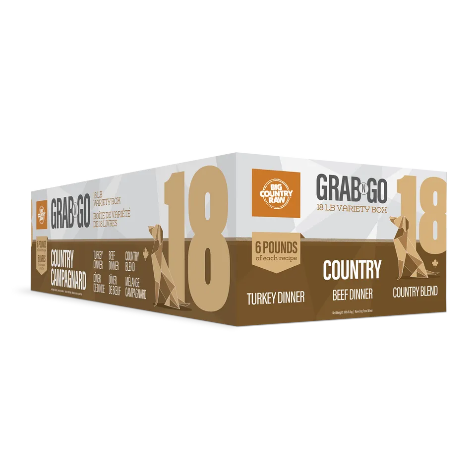 BIG COUNTRY RAW GRAB N GO COUNTRY 18lb/8.1kg