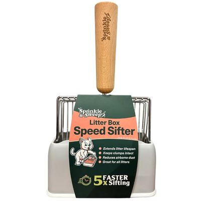 Sprinkle &amp; Sweep Litter Box Speed Sifter