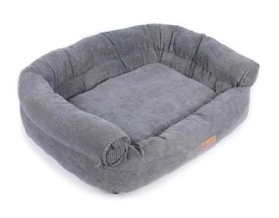 Cumfy Grey Corduroy Sofa Bed With Zipper Large 35" x 29" x 11"