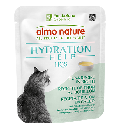 Almo Cat Hydration Help HQS Tuna In Broth 1.77oz/50g