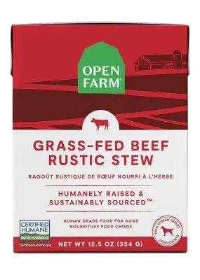 Open Farm Dog Grass Fed Beef Rustic Stew 12.5oz/354g