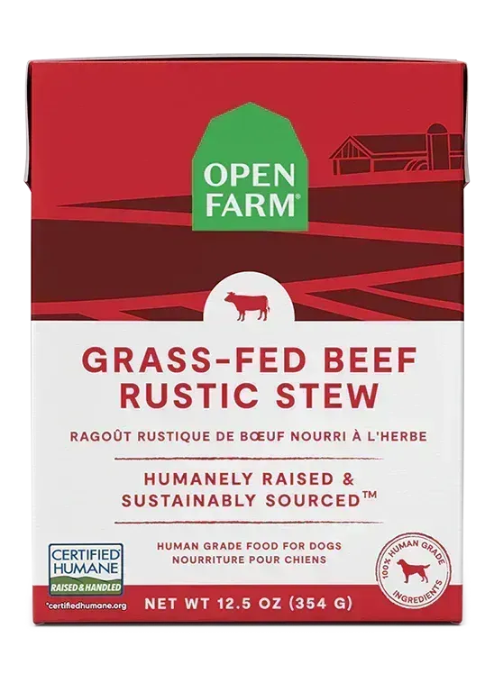 Open Farm Dog Grass Fed Beef Rustic Stew 12.5oz/354g