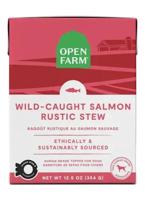 Open Farm Dog Wild Caught Salmon Rustic Stew 12.5oz/354g