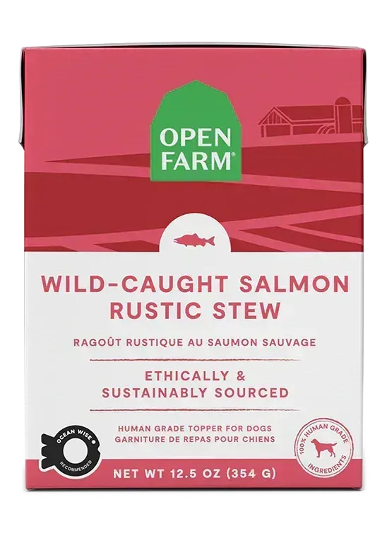 Open Farm Dog Wild Caught Salmon Rustic Stew 12.5oz/354g