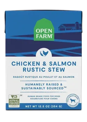 Open Farm Dog Chicken &amp; Salmon Rustic Stew 12.5oz/354g