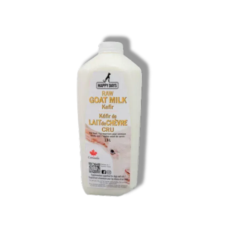 Happy Days Raw Goat Milk Kefir 64oz/1.9L