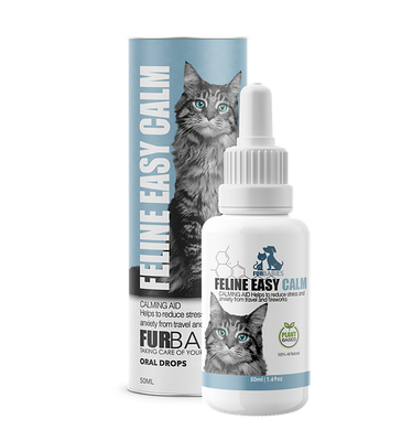Furbabies Feline Easy Calm Anxiety Relief Oral Drops 50mL