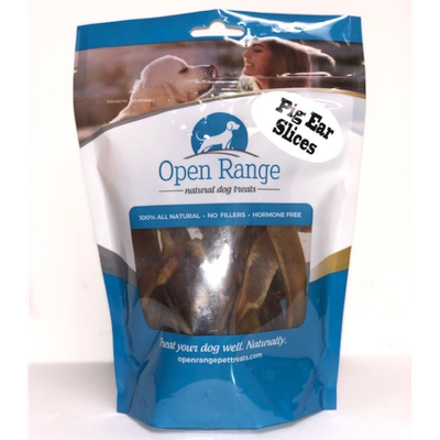 Open Range Pig Ear Slices 125G