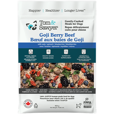 Tom &amp; Sawyer Goji Berry Beef 16oz/454g