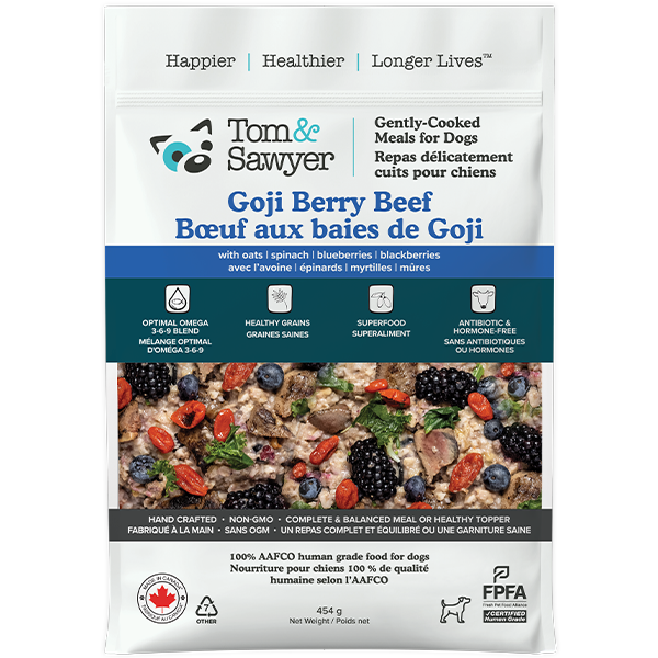 Tom &amp; Sawyer Goji Berry Beef 16oz/454g