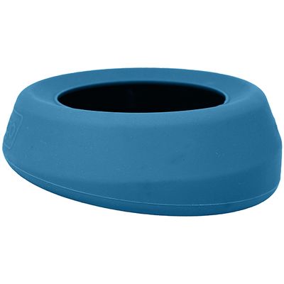 Kurgo Dog Wander Splash Free Water Bowl Coastal Blue 24oz