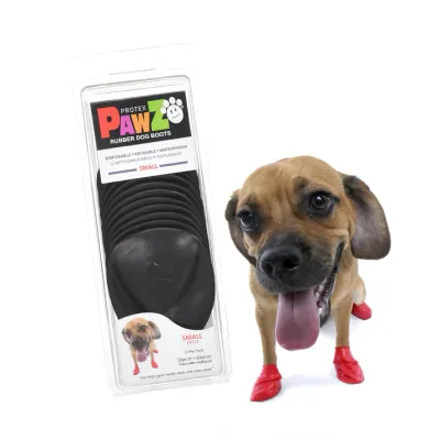 Pawz Disposable Boots Small 2.5" Black 12Pk