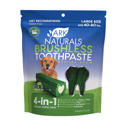 Ark Naturals Brushless Toothpaste Dental Chews 18oz - Large