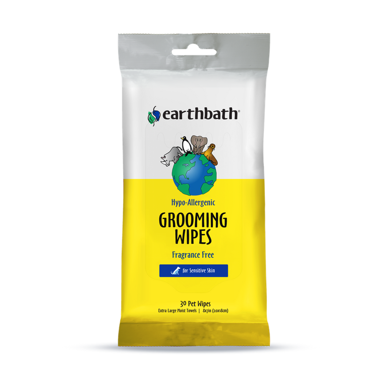 Earthbath Grooming Wipes Hypoallergenic 100Ct